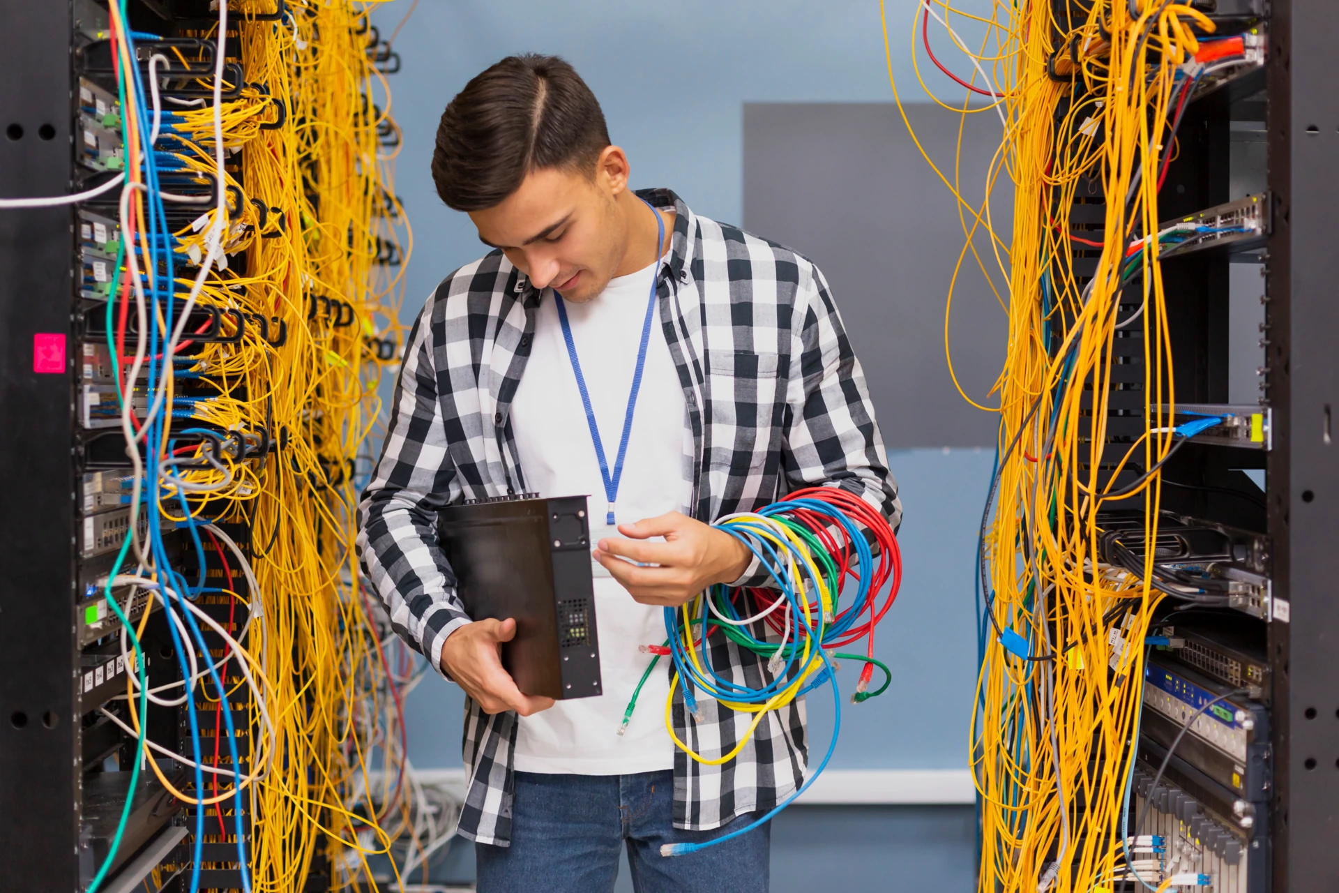 Especialistas de Fiberpro en fibra óptica